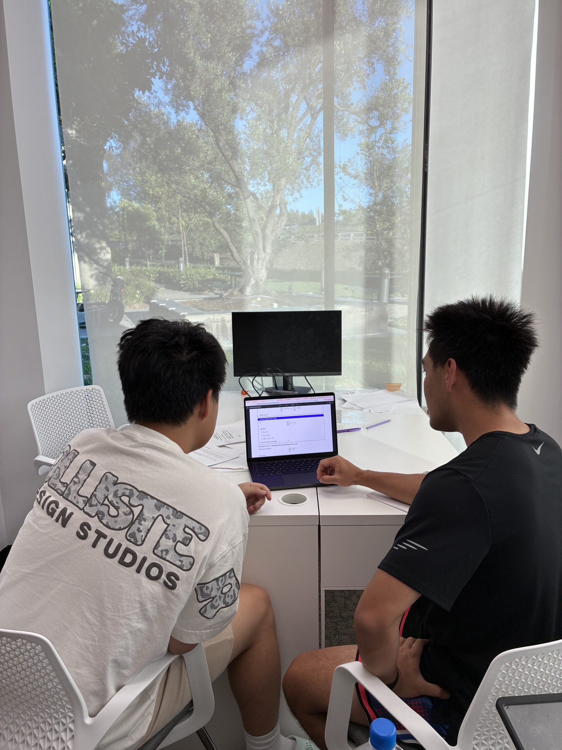 Novel Prep SAT student learning with instructor