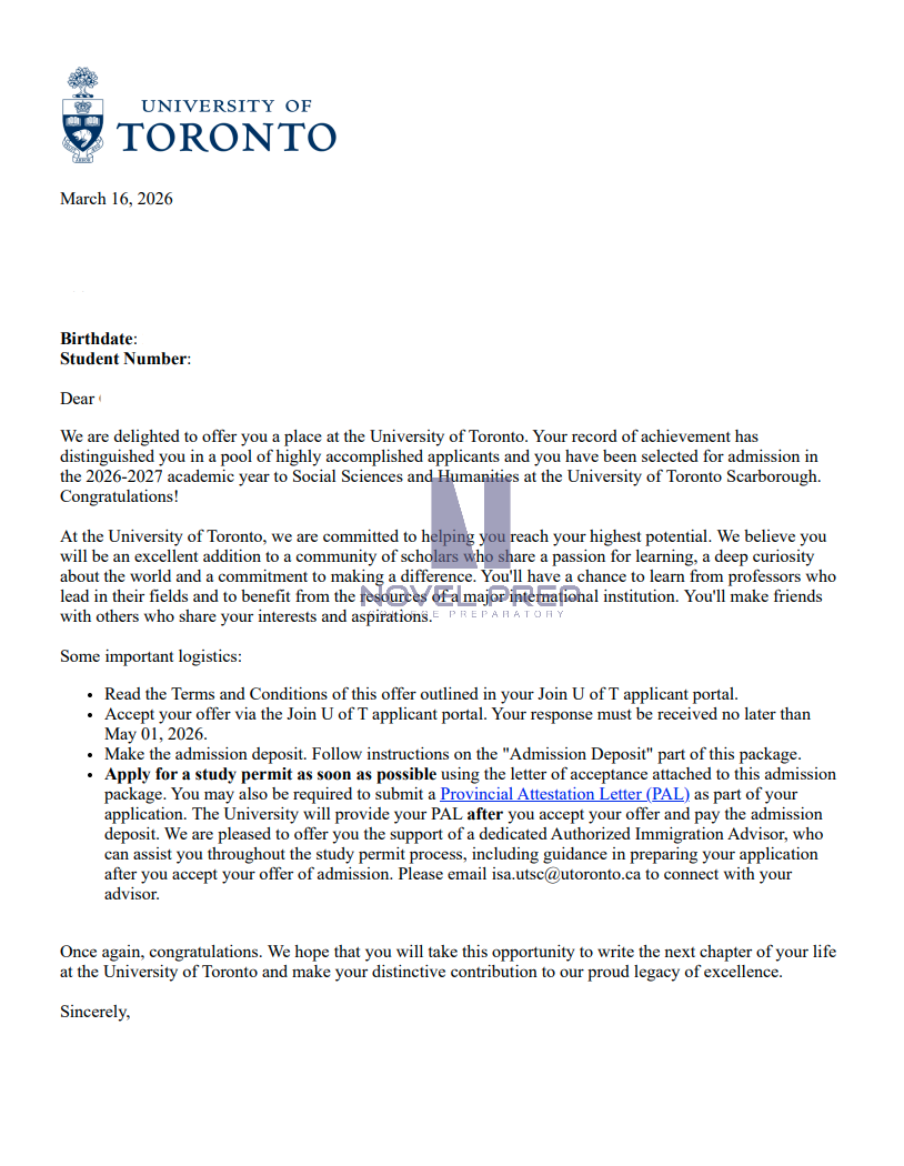 Novel Prep student college offer 09